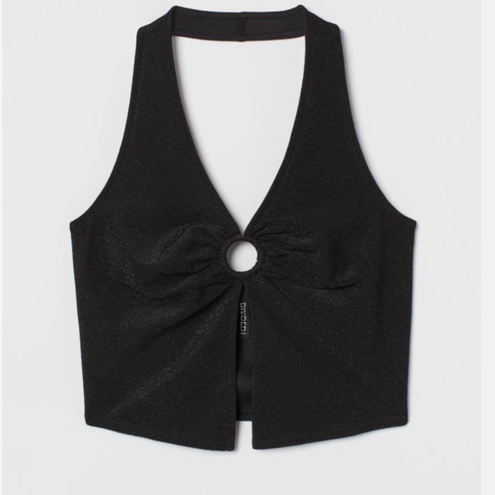 Halter key hole top